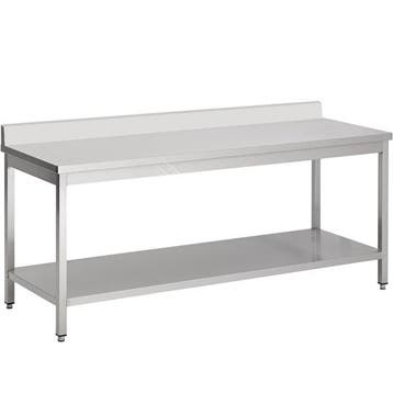 Rvs werktafel met bodemschap 800x600x900 mm (Demontabel + Ra, Verzenden, Nieuw in verpakking