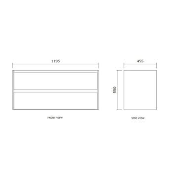Badmeubelset BWS Riga Met Topplaat 120 cm Kasjmier, Ophalen of Verzenden, Nieuw