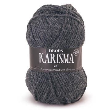 DROPS Karisma Mix - 16 donkergrijs - Wol Garen, Hobby en Vrije tijd, Ophalen of Verzenden, Nieuw