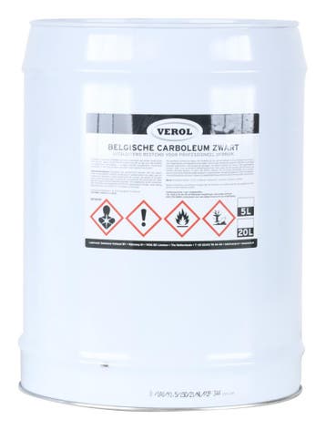 Verol Verol carboleum zwart 20 l, zwart, Verzenden, Nieuw