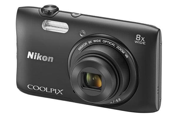 Nikon Coolpix S3600 Digitale Compact Camera - Zwart, Audio, Tv en Foto, Fotocamera's Digitaal, Zo goed als nieuw, Verzenden
