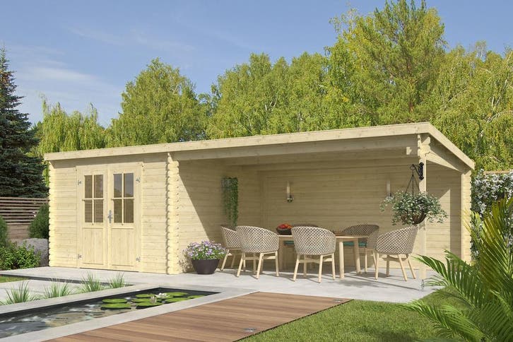 Outdoor Life Blokhut St. Louis 701 x 319 cm, Tuin en Terras, Tuinhuizen
