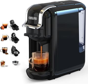 Nespresso & Dolce Gusto Machine | 4-in-1 | Laatste Stuk!, Afneembaar waterreservoir, Espresso apparaat, Gemalen koffie, Ophalen of Verzenden