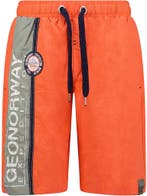 Geographical Norway Zwembroek Qweenishi Fluo Coral, Verzenden