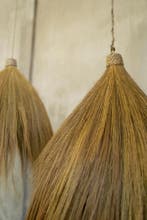 De Rayung Hut Hanglamp - Naturel - M, Verzenden, Nieuw