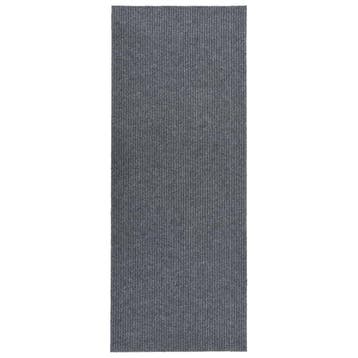 vidaXL Droogloopmat 100x300 cm grijs, Verzenden, Nieuw, Grijs