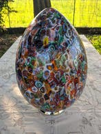 Murano - Tafellamp - Ei met murrine-millefiori - Muranoglas, Antiek en Kunst, Antiek | Lampen