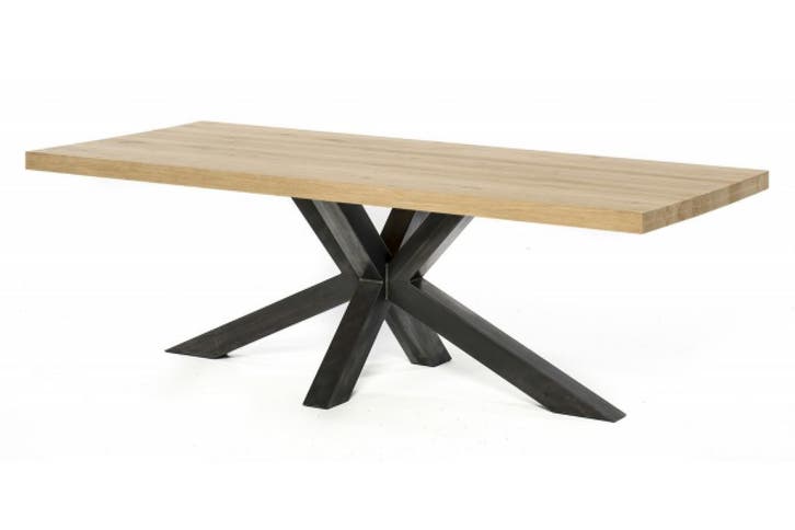 Eettafel massief eiken, Huis en Inrichting, Tafelonderdelen