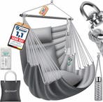 Hangstoel - Binnen & Buiten - Hangschommel - Tot 150kg - Gri, Verzenden, Zo goed als nieuw
