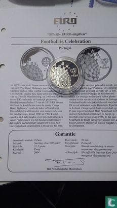 Portugal 8 euro 2003 (PROOF - zilver) European Football..., Postzegels en Munten, Verzenden, Overige landen, Goud, Overige waardes
