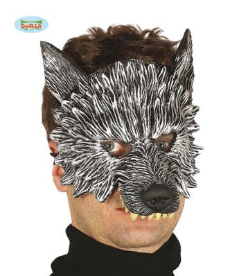 Masker wolf foam, Verzenden, Nieuw, Feestartikel