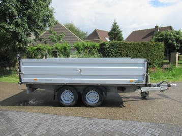 Humbaur kipper afm 363x186 3500kg met opzetborden,, Auto diversen, Ophalen, Gebruikt