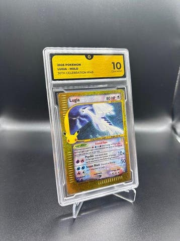 Pokémon - 1 Graded card - Lugia 149 30TH Anniversary - GG 10, Nieuw