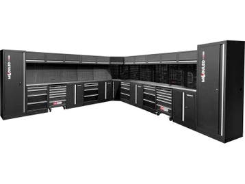 Werkplaatskastsysteem - L-vorm - 4760 x 4760 mm, Ophalen of Verzenden