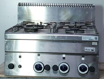 Occasion Roeder 4-pits gas kooktafel, Ophalen, Gebruikt, Overige typen