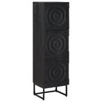 vidaXL buffetkast Zwart 35 x 30 x 120 cm, Minder dan 50 cm, Verzenden, 100 tot 150 cm, Nieuw