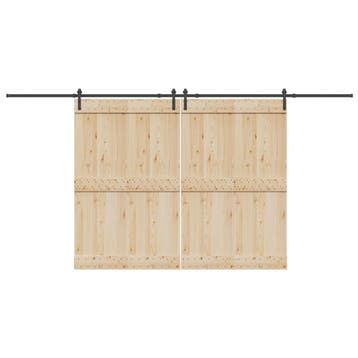 vidaXL Doos met onderdelen voor schuifdeur 427 cm staal, Verzenden, Nieuw
