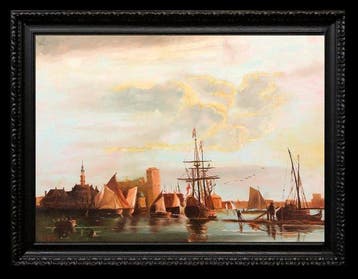 European School (XX) - A View of Dordrecht (After Aelbert
