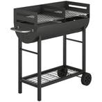 TRUUSK Houtskoolgrill Met 2 Grillzones - Verstelbaar Grillro, Verzenden