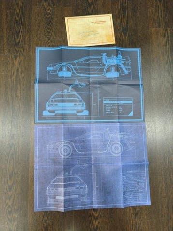 Back to the Future - - Film rekwisiet Pakket replicas uit, Nieuw