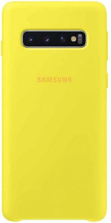 Samsung Silicone Cover - voor Samsung Galaxy S10 - Geel, Ophalen of Verzenden, Nieuw