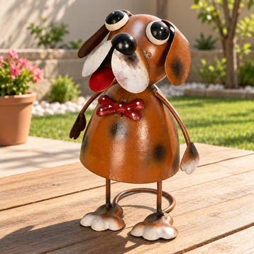 Decoratief ornament - Vintage Puppy Garden Ornament -, Antiek en Kunst