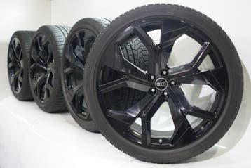 Audi Q8 SQ8 RSQ8 23 inch velgen Hankook Winterbanden Origine, Gebruikt, Velg(en), Overige maten, Winterbanden