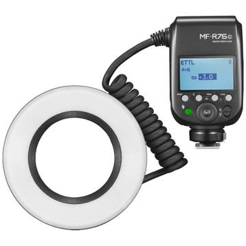 Godox MF-R76C TTL Macro Ring Flash Canon, Ophalen of Verzenden, Nieuw, Overige merken