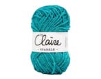 byClaire Sparkle 009 Mermaid Blue - Haakgaren / Breigaren, Ophalen of Verzenden, Nieuw, Breien of Haken, Wol of Garen