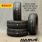 225/55/18 102V AO Pirelli winterbanden 5,8mm profiel 4X, Auto-onderdelen, Banden en Velgen, 18 inch, Gebruikt, Band(en), Personenwagen