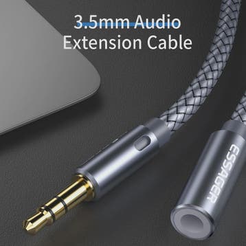 Essager 3.5mm Audio Verlengkabel - Hoge Kwaliteit Aux Kabel, Verzenden, Nieuw