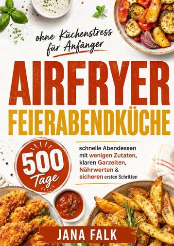 Airfryer Feierabendküche Ohne Küchenstress Für Anfänger, Ophalen of Verzenden, Nieuw, Jana Falk