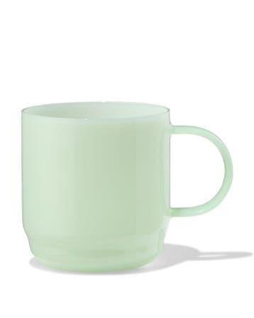 HEMA Cappuccinomok 400ml glas groen, Verzenden, Nieuw
