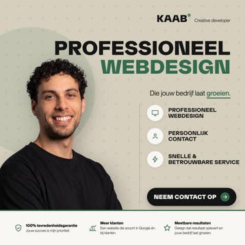 Professionele maatwerk website | Hoge vindbaarheid | €150, Webdesign