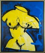 Herman Brood, Giclée: Babette, Afmeting 100cm x 120cm, Antiek en Kunst, Ophalen of Verzenden