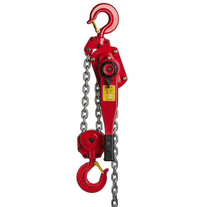 Rateltakel Delta Red 6,3 ton 3 meter, Doe-het-zelf en Verbouw, Lieren en Takels, Nieuw, Verzenden