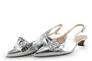 Notre-V Slingbacks in maat 43 Zilver, Notre-V, Overige kleuren, Verzenden, Zo goed als nieuw
