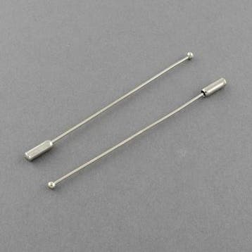 Hoedenspeld of hoedespeld met dopje ca 61 x3mm, dopje: 12..., Ophalen of Verzenden, Nieuw, Overige typen