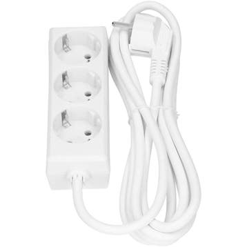 Bachmann Selly 3x 230V 3M Witte Stroomkabel (Europese, Verzenden, Nieuw, Overige typen