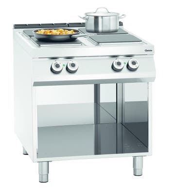 Fornuis | Elektrisch | 4 Kookplaten | 4x 4kW | Open, Verzenden, Nieuw in verpakking