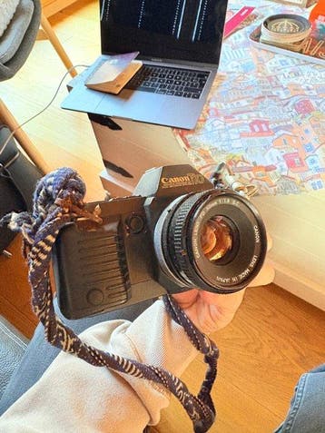 Canon T70 + FD 1,8/50mm | Single lens reflex camera (SLR), Nieuw