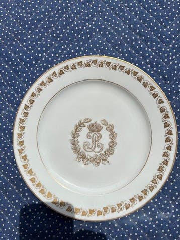 Sevres - Suikergoed schotel - Porselein - Dienst der Prinsen