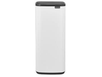 Veiling - Brabantia Bo Touch Bin Prullenbak - 30 liter - Whi, Gebruikt