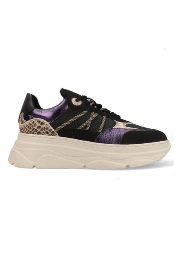 PS Poelman Jana LPJANA-35POE1 Zwart / Bruin / Zilver-38, Verzenden, Nieuw, Bruin