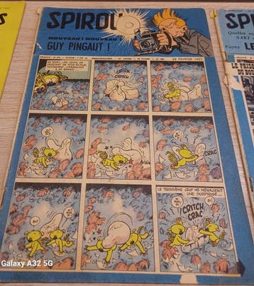 Spirou (magazine) - Spirou - 7 Tijdschriften - Eerste druk -, Nieuw