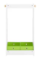 Kinderkast met Kapstok en Lades – MDF Bamboe 60×110×35 cm, Verzenden, Nieuw