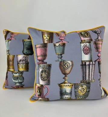 Fornasetti Bicchieri Boemia - Kussen (2)