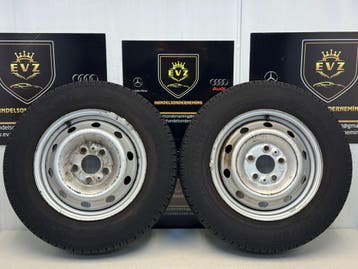 2 stuks 195/70R15C Fiat Ducato bj2003 velgen set zomerbanden, 15 inch, Banden en Velgen, 195 mm, Zomerbanden
