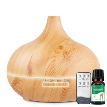 Aroma Diffuser 550ML - Luchtbevochtiger - Aromatherapie, Verzenden, Zo goed als nieuw, Luchtbevochtiger