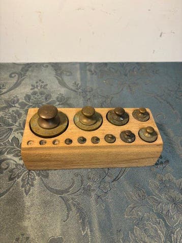 Standard trade weights (10) Vintage - Frankrijk - 1850-1900, Antiek en Kunst